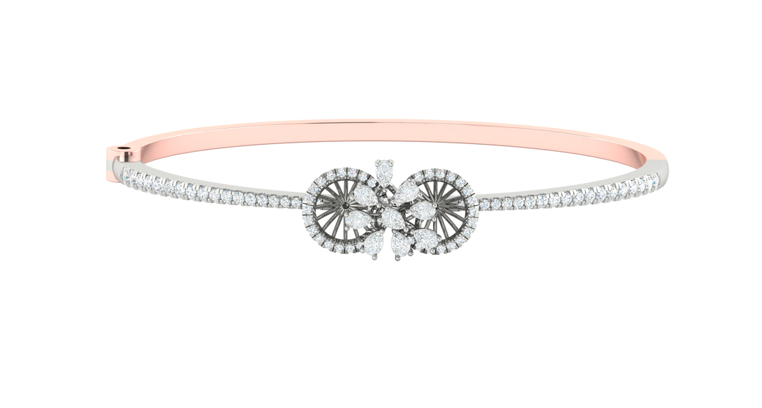 SOLARA PEAR DIAMOND BANGEL