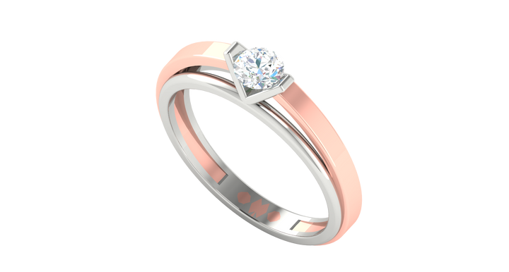 UNISEX SOLITARE DIAMOND RING