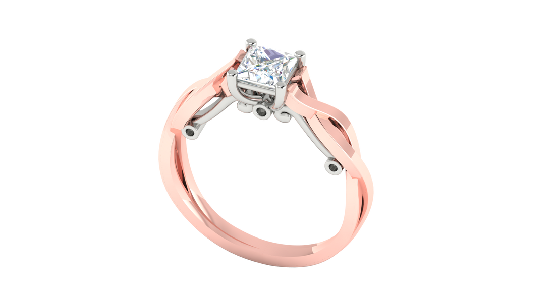 PRINCESS DIAMOND SOLITARE RING