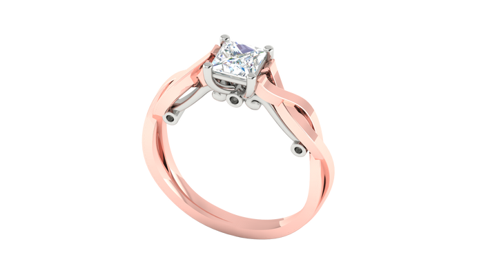 PRINCESS DIAMOND SOLITARE RING