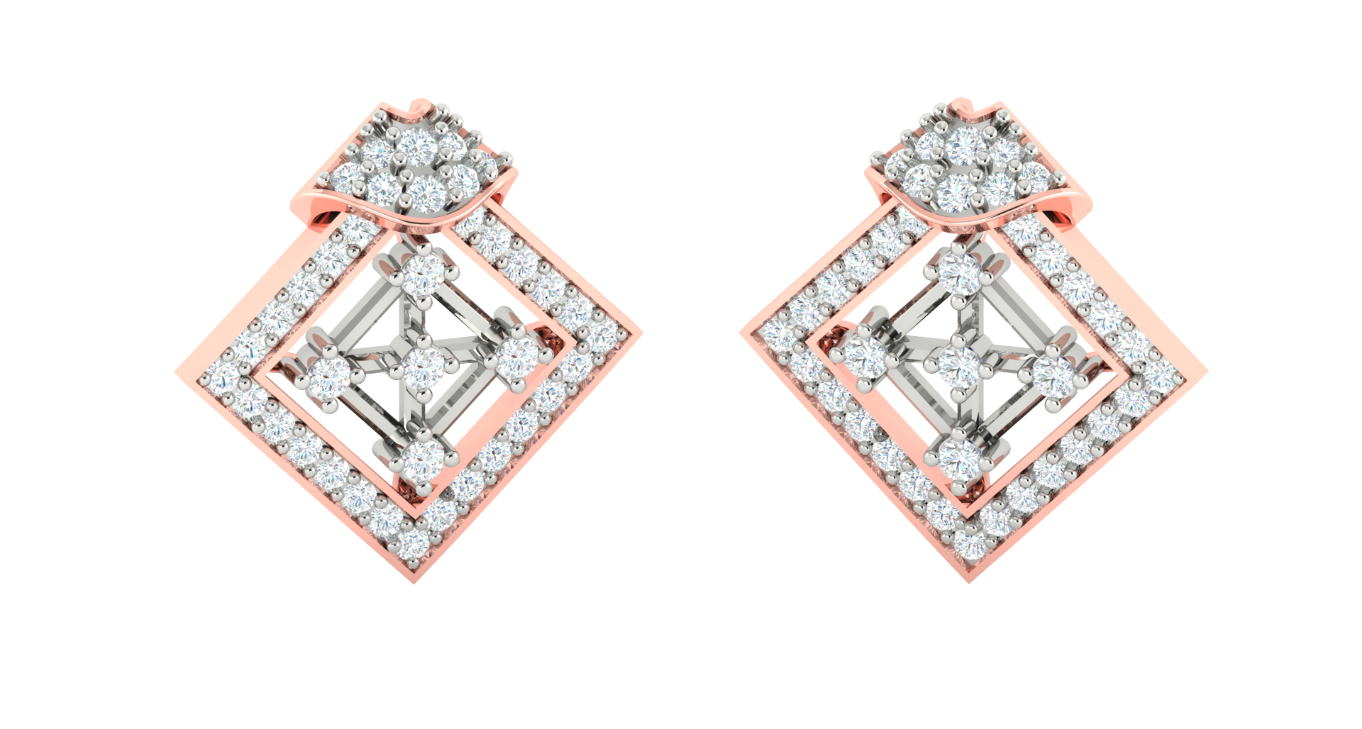 AURIC DIAMOND PENDENT SET