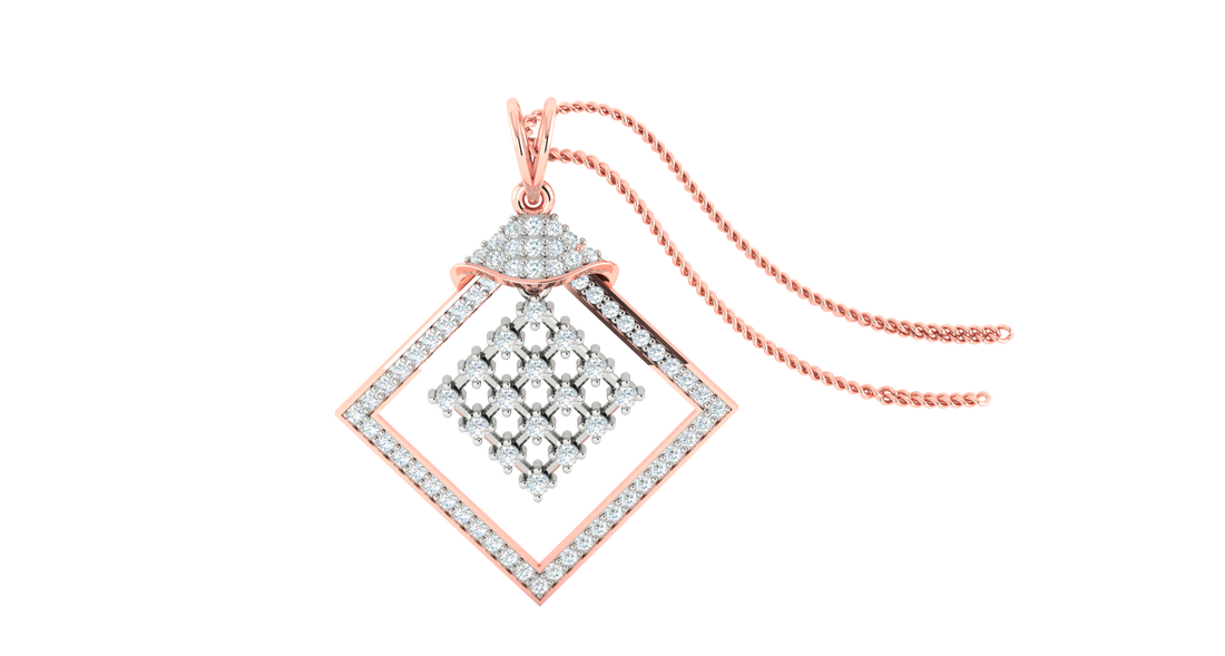 AURIC DIAMOND PENDENT SET