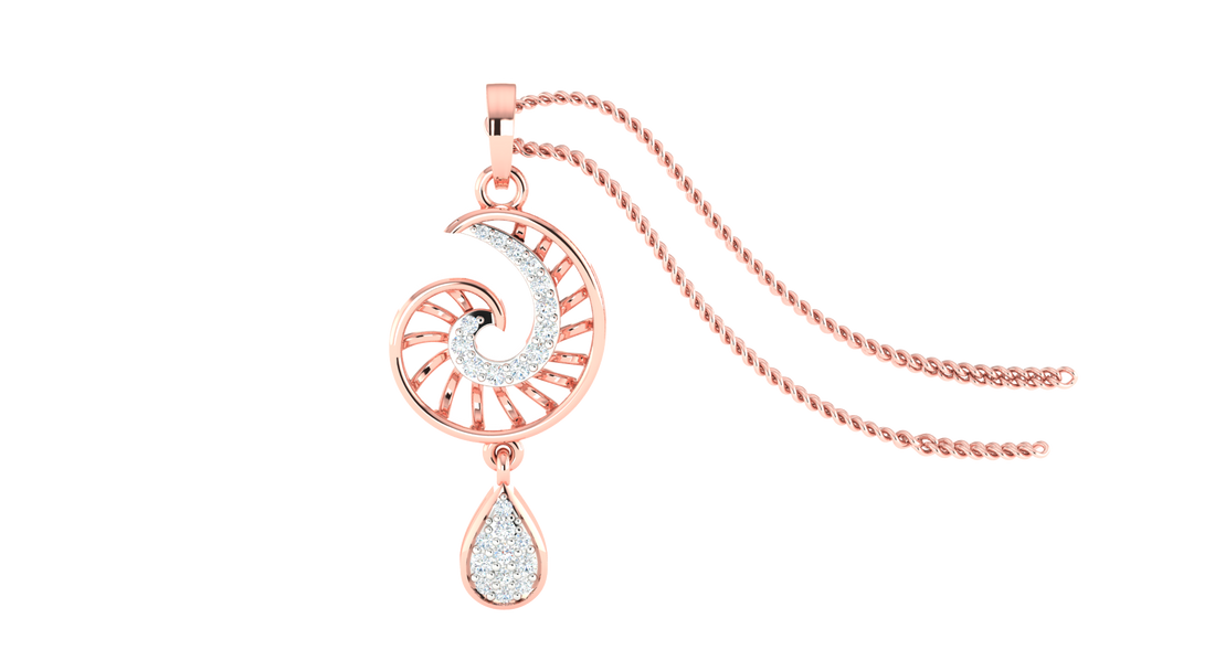 HELIX DIAMOND PENDENT SET