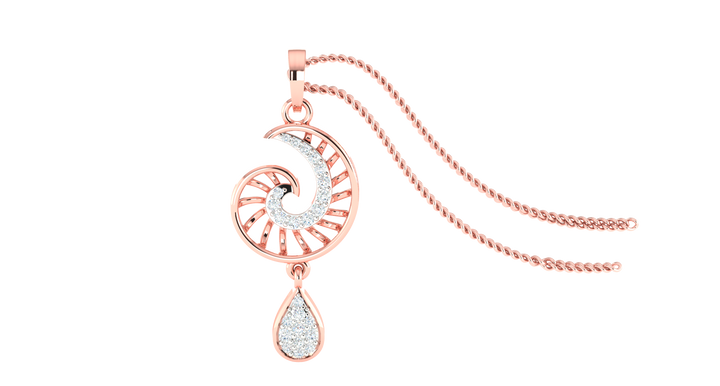HELIX DIAMOND PENDENT SET