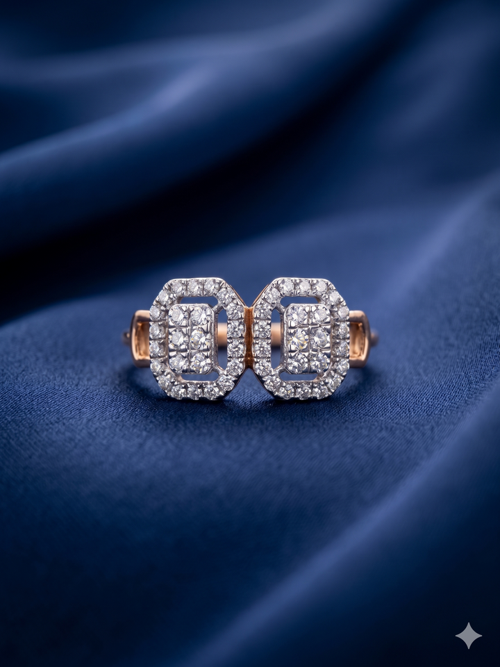 The Dual Elegance Diamond Ring