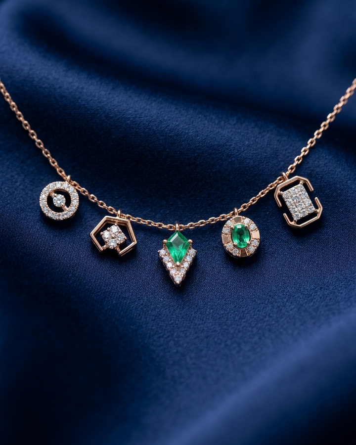 The Emerald Mosaic Charm
