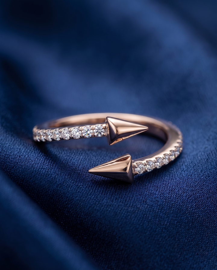 Archer Arrow Wrap Diamond Ring