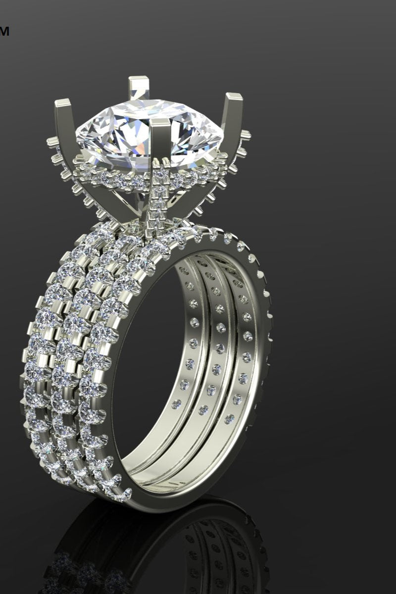 ROUND DIAMOND WEDDING RING