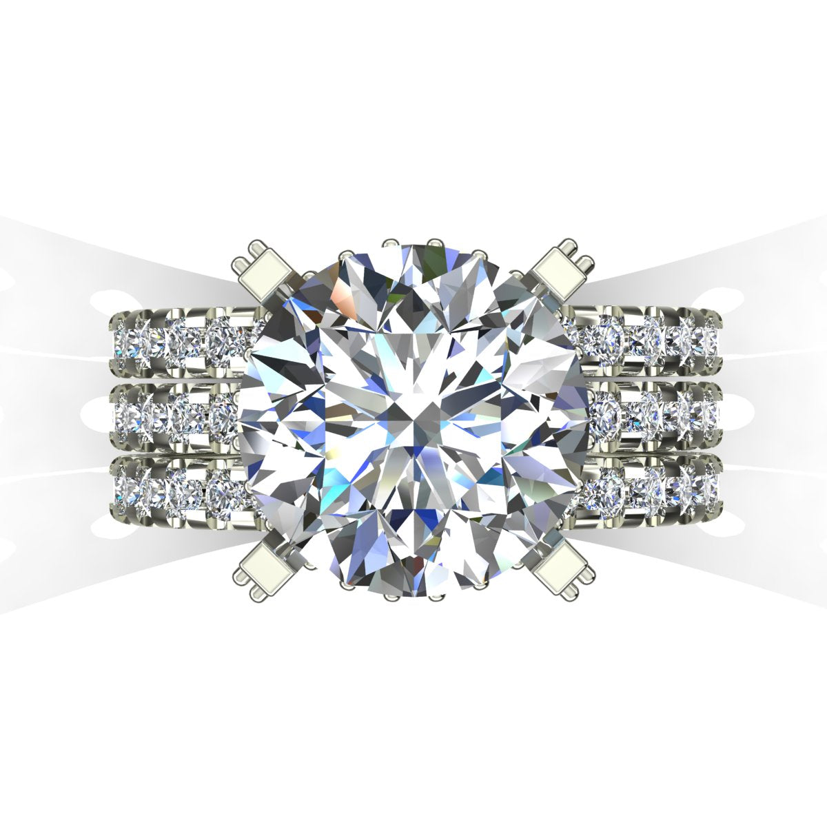 ROUND DIAMOND WEDDING RING