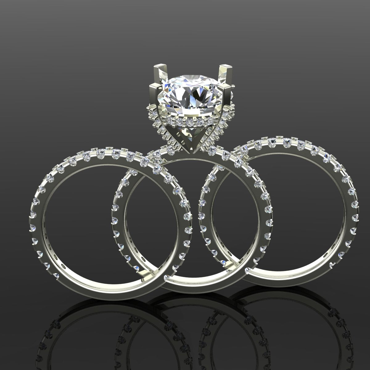 ROUND DIAMOND WEDDING RING