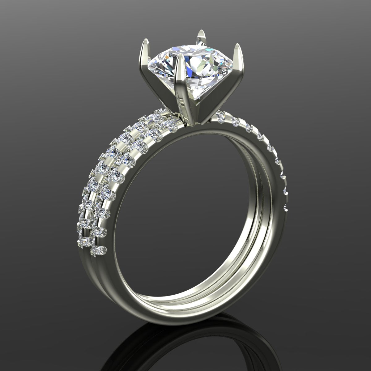 ROUND ENGAGEMENT RING