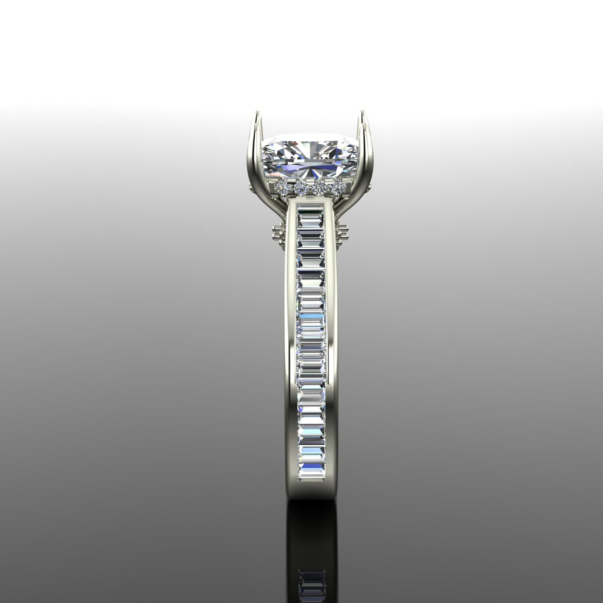 ELEGANCE OVEL SOLITARE RING