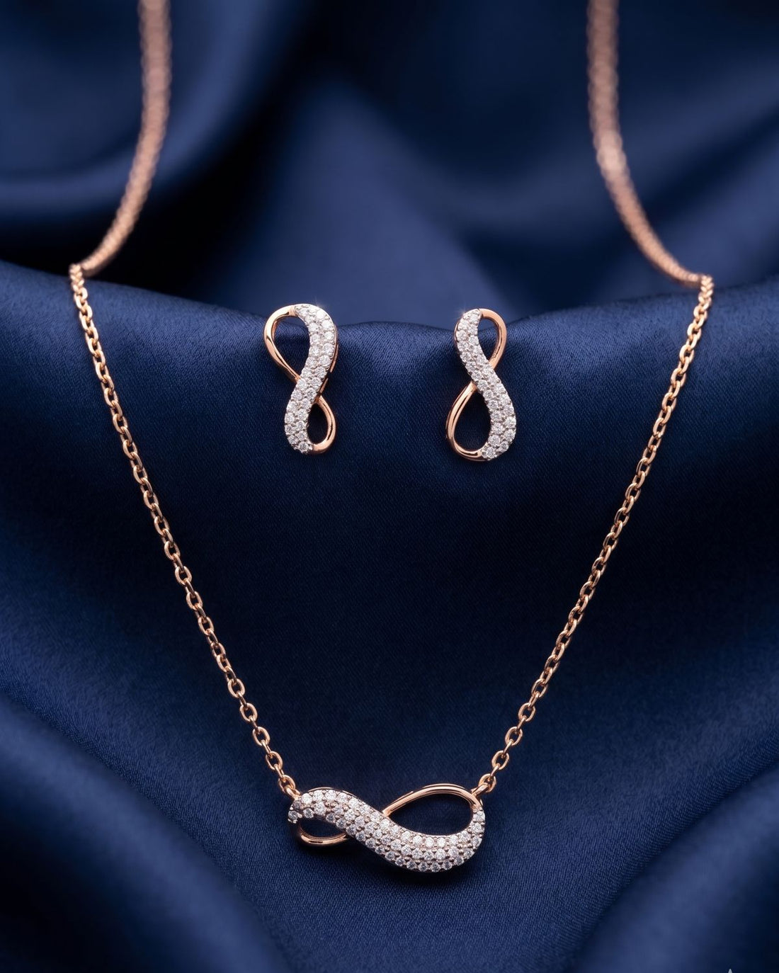 Timeless Elegance Infinity Pendant Set