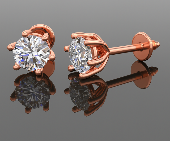 SOLITARE EARRING