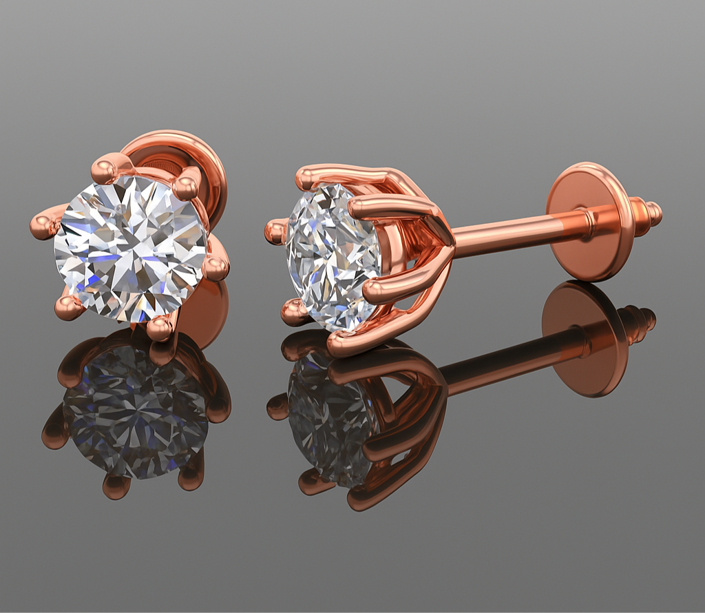 SOLITARE EARRING