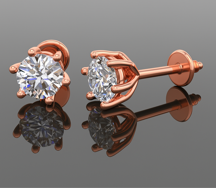 SOLITARE EARRING